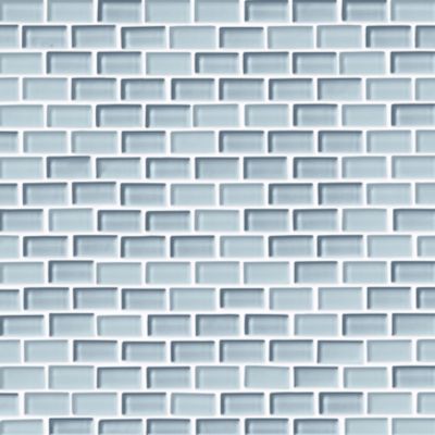 Blue Twilight Brick Glass Mosaic Tile - 1 x 2 in. - The Tile Shop