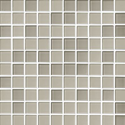 Glass Buff Blend Mosaic Wall and Floor Tile - 1 in.