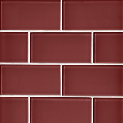 Glass Iridescent Alexandria Subway Wall and Floor Tile - 3 x 6 in.