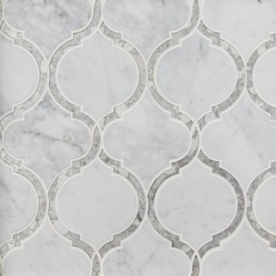 Camilla with Mirror Glass and Stone Wall Tile