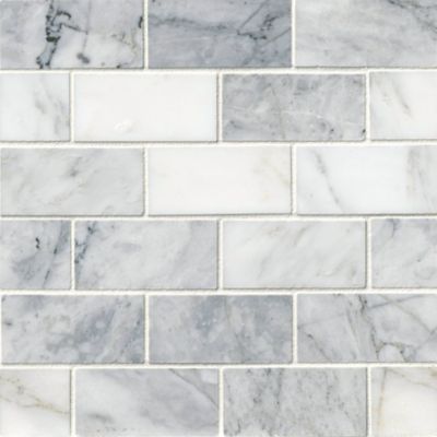 Ashford Carrara Polished Amalfi Marble Wall & Floor Tile