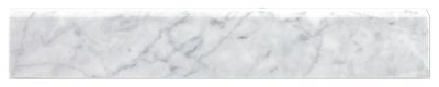 Ashford Carrara Polished Marble Bullnose - 2 x 12 in.