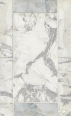 Africa Tempesta Polished Marble Wall and Floor Tile - 12 x 24 in.
