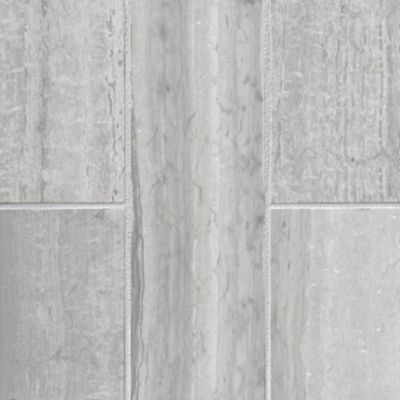 Silver Mist Honed Limestone Floor and Wall Tile - 4 x 12 in.