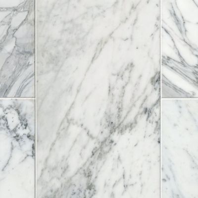 Firenze Calacatta Honed Marble Wall and Floor Tile 12 x 24 in.