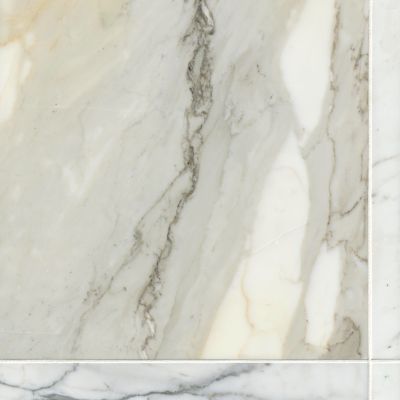 Firenze Calacatta Polished Marble Floor Tile 18 x 18 in.