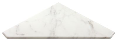 Firenze Calacatta Polished Marble Corner Shower Seat
