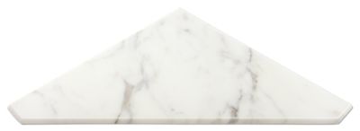 Firenze Calacatta Honed Marble Corner Shower Seat
