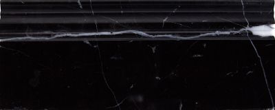 Black Marquina Polished Marble Skirting Wall Tile