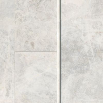 Siberian Pearl Brushed Marble Wall and Floor Tile - 8 x 20 in.