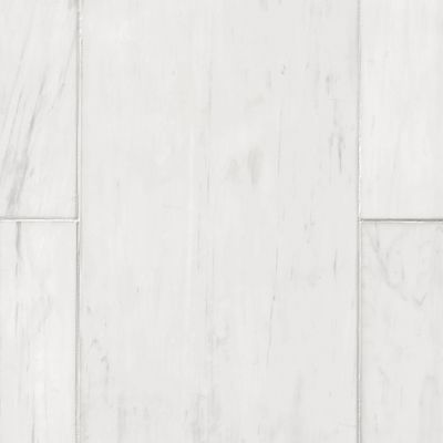 Bianco Puro Honed Marble Wall and Floor Tile - 12 x 24 in.