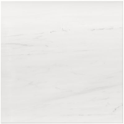 Bianco Puro Honed Marble Wall and Floor Tile - 18 x 18 in.