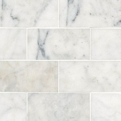 White Marble Backsplash Tiles