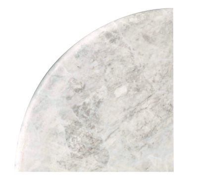 Siberian Pearl Honed Marble Flat Corner Shelf