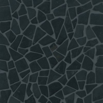 Noir Tumbled Cobble Limestone Stone Wall and Floor Tile