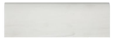 Bianco Puro Honed Marble Bullnose Wall Tile