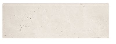 Arctic White Honed Marble Bullnose Wall Tile - 4 x 12 in.