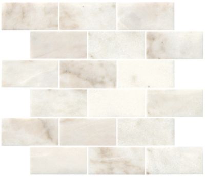 Calacata Evora Polished Amalfi Marble Mosaic Wall and Floor Tile