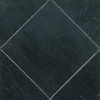 Noir Honed Limestone Wall and Floor Tile - 12 x 12 in.