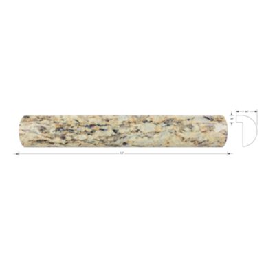 New Venezia Gold Prescott Granite Wall Tile - 12 in.