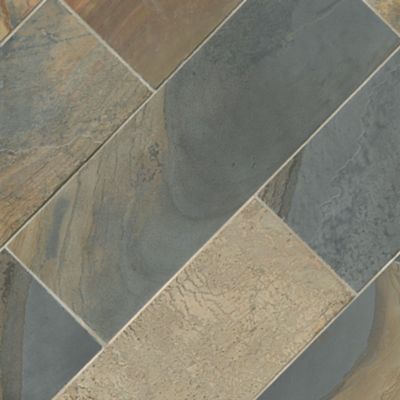 Mongolian Desert Slate Floor Tile - 8 x 24 in.