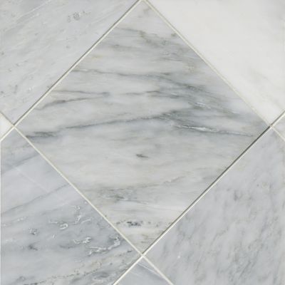 Hampton Carrara Polished Marble Wall and Floor Tile - 12 x 12 in.