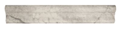 Claros Silver Barnes Travertine Wall Tile Trim - 12 in.