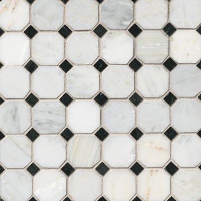 Hampton Evanston Mosaic Wall and Floor Tile - 12 x 12 in.