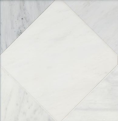 Hampton Carrara Polished Marble Wall and Floor Tile - 18 x 18 in.