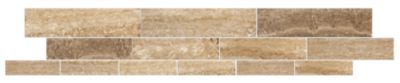 Bucak Medley Plank Set Pattern Travertine Wall and Floor Tile