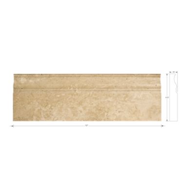 Bucak Light Walnut Skirting 12 in.