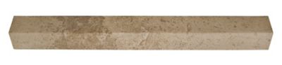 Bucak Dark Walnut Honed Travertine Corsica Wall Trim Tile