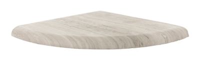 Legno Brushed Travertine Flat Corner Shelf