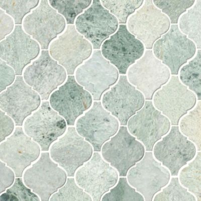 Biltmore Polished Arabesque Marble Mosaic Tile