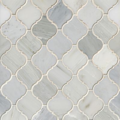 Hampton Polished Arabesque Marble Mosaic Tile