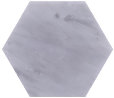 Hampton Carrara Hex Marble Mosaic Tile - 5 x 5 in.