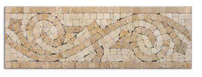 Portofino Listello Travertine Wall Tile - 4 x 12 in.
