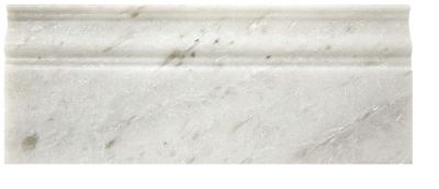 Africa Tempesta Polished Skirting Marble Wall Trim Tile - 4.75 x 12 in.