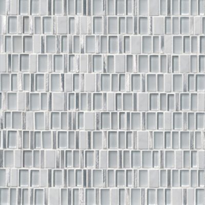Lauzon Glass with Metal Mosaic Wall and Floor Tile