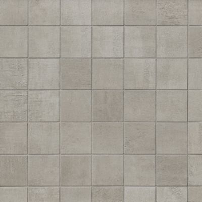 Clay Grey Porcelain Mosaic Wall and Floor Tile - 2 in.