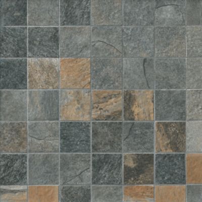 Komy Porcelain Mosaic Wall and Floor Tile - 2 in.