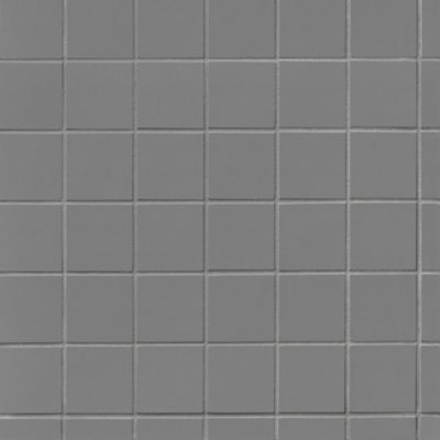 Metropolis Dark Grey Polished Porcelain Mosaic Wall and Floor Tile - 2 x 2 in.