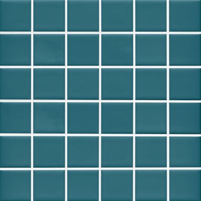 Imperial Turquoise Gloss Ceramic Mosaic Wall and Floor Tile Sample