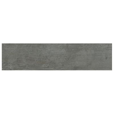 Cemento Grey Wood Look Porcelain Wall and Floor Tile - 6 x 24 in.