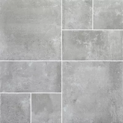 Adobe Silver Versailles Porcelain Wall and Floor Tile