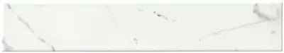 Tinos White Straight Porcelain Wall and Floor Tile - 3 x 17 in