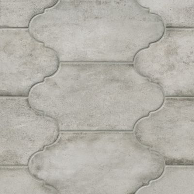 Provenzal Alhama Grey Porcelain Wall and Floor Tile - 6 x 13 in.