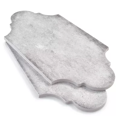 Provenzal Alhama Grey Porcelain Wall and Floor Tile - 6 x 13 in