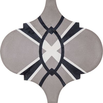 Helmsley Arabesque Encaustic Wall and Floor Tile - 8 in.