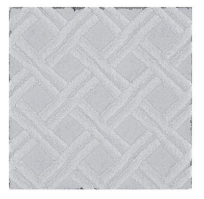 Annie Selke Lattice Pearl Grey Ceramic Wall Tile - 6 x 6 in.
